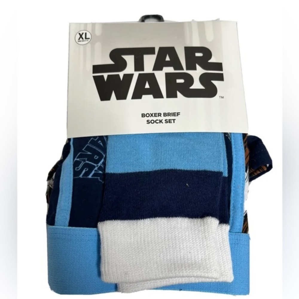 Mad Engine Men’s Star Wars Boxer Brief & Sock Set Size XL New
